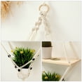 thumbnail image 3 of BEADCEST 1Ud Repisa De Pared Para Macetas Tejida Con De Estilo Khaki, 3 of 8