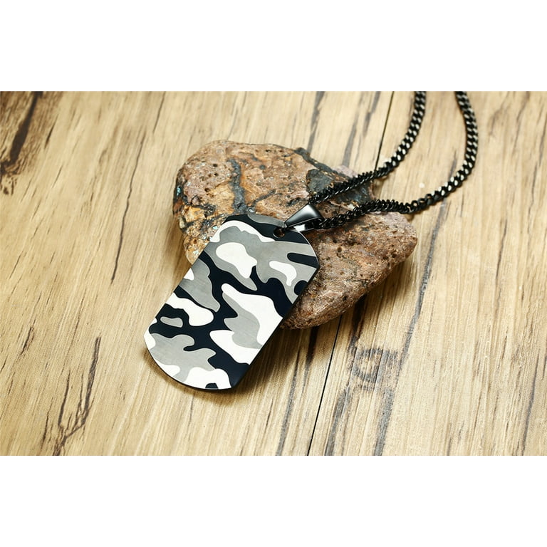 Graduation dog tag on sale necklace