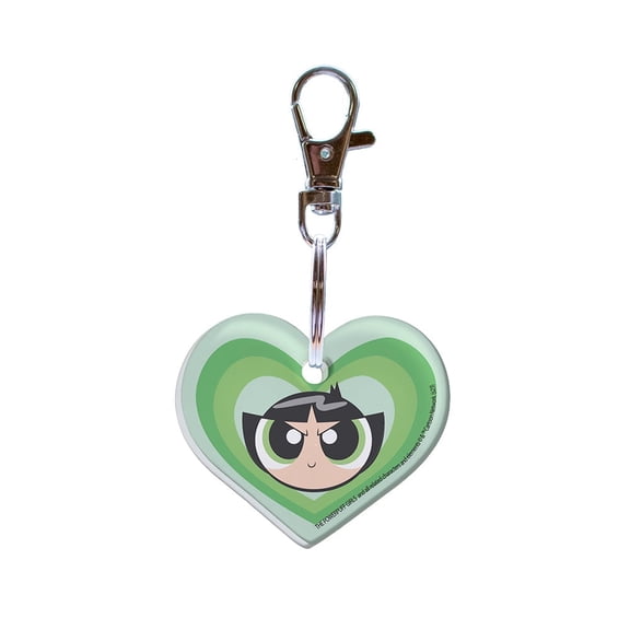 Powerpuff Girls (Buttercup) Heart Shaped Acrylic Keychain ACPKRHEART793