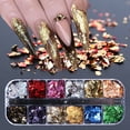 thumbnail image 2 of UDIYO Nail Giltter Lightweight Mirror Polish Reusable Women Giltter Sequins for Party, 2 of 7