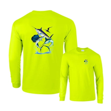 Billfish Slam Blue Marlin Sailfish Fishing Long Sleeve T-Shirt