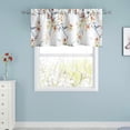 thumbnail image 4 of Rustic Kitchen Curtains Valances, Light Filtering Floral Valances for Windows Small Curtain Drapery for Dining Room (Rod Pocket, 52 x 18 Inches, 1 Pack), 4 of 6