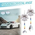 thumbnail image 4 of Fasiaou Crystal Guardian Angel Chakra Beads Suncatcher Car Charm for Rear View Mirror, 4 of 7