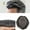 #1B30 Off Black with 30% Gray, variant on Lyricalhair French Lace Toupee for Men Hairpieces Mens Toupee Human Hair Replacement System Bleached Knots Lace with Poly Hair Wig Units 7"X9" #530 Medium Light Brown with 30% Gray