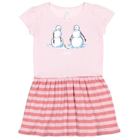 

Inktastic Bless You Sneezing Snowman Gift Toddler Girl Dress