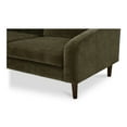 thumbnail image 6 of Moe's Home Collection Quinn Sectional Cedar Green Fabric Sectionals, 6 of 6