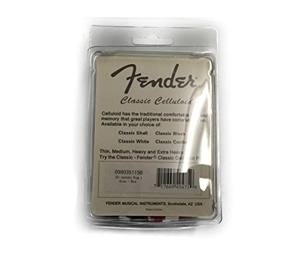 CELLULOID PICKS THIN,CONFETTI/144