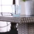 thumbnail image 4 of Masa PE Wicker Rattan Bistro Outdoor Dining Table in Gray, 4 of 8