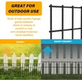thumbnail image 3 of No Dig Fence Animal Barrier Dog Fence 20"x10" Underground Decorative Garden Fencing Ground Stakes for Cats Rabbits Critters Under Fences for Patio Yard Outdoor 15 Pack, 3 of 6