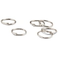 thumbnail image 2 of Hygloss Book Rings - Silver-tone, Pkg of 50, 1", 2 of 2