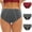 Set 6, variant on GERsome 3 Pack Menstrual Period Underwear for Women Mid Waist Postpartum Underwear Menstrual Leakproof Period Panties S-5XL