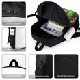 thumbnail image 4 of Ben 10 Cartoon Shoulder Backpack School Bag Bookbag Multipurpose Laptop Backpack, 4 of 5
