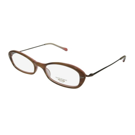 New Oliver Peoples Didi Womens/Ladies Designer Full-Rim Brown / Chocolate Sophisticated Light Style Frame Demo Lenses 47-18-135 Eyeglasses/Eyeglass Frame