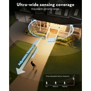 OPAXIS Motion Sensor Outdoor Porch Lights, 2 Pack Oil Rubbed Bronze Exterior Light Fixture, Dusk to Dawn Outdoor Lighting Wall Mount for Patio, Garage