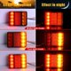 thumbnail image 2 of 2 piezas de luces traseras para remolque, luz trasera LED, luz de freno, indicador de señal universal impermeable para camión, caravana, furgoneta, barco, estilo de coche, advertencia, 12 V (8 LED), 2 of 4