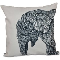 Simply Daisy Animal Print Decorative Pillow, 16" x 16"