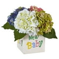 thumbnail image 1 of Nearly Natural 1448-AS Hydrangea in New Baby Ceramic, Assorted, 1 of 2