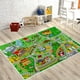 thumbnail image 3 of Alfombra de juego divertida para niños, alfombra antideslizante para pista urbana, creativa para sala de juegos y dormitorio FLhrweasw Nuevo, 3 of 9