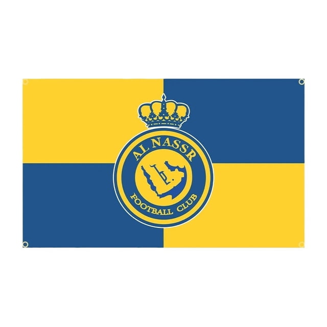 Bandera Al Nassr Football Club 150x90 cm - Poliéster