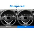 thumbnail image 3 of Carbon Fiber Car Steering Wheel Button Panel Cover Decal Trim, 3 of 5