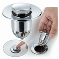 thumbnail image 2 of 3 Pcs Universal Bathroom Sink Plug Stopper Wash Basin Core Bounce Pop Up Filter, 2 of 6