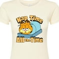 thumbnail image 3 of Garfield - Nap Time All The Time - Juniors Fitted Graphic T-Shirt, 3 of 5