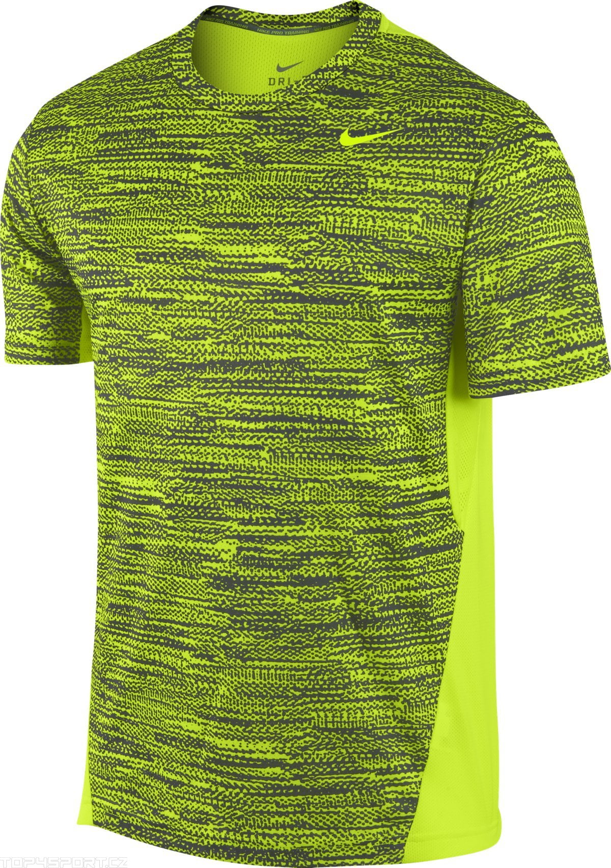 Nike Nike Men's DriFit Vapor Grit Pro Training ShirtVolt/Black