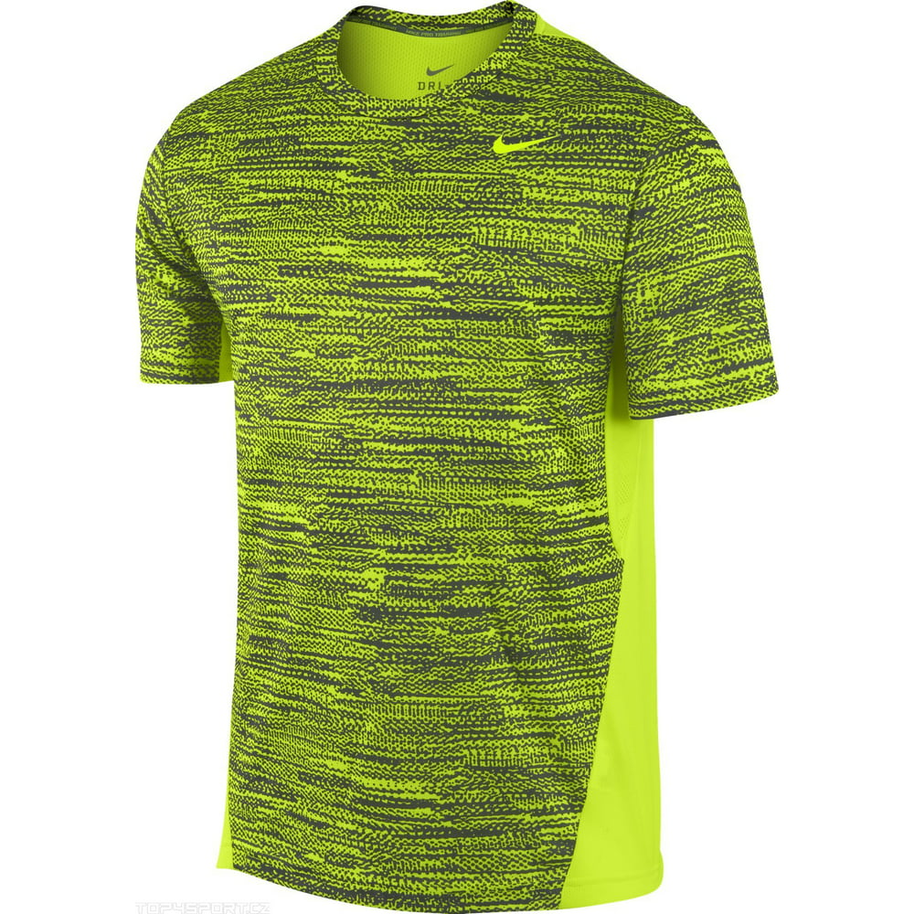 Nike - Nike Men's Dri-Fit Vapor Grit Pro Training Shirt-Volt/Black ...