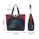 thumbnail image 5 of Balery Red Black Eastern Panda Warrior Bolsa Tote Estilo Estético con Cremalleras, Bolsa de Hombro, Bolsa de Compras Grande y Plegable, 5 of 8