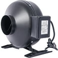 thumbnail image 5 of Airflow Noise-Free Design Durable Construction 64-Inch 203CFM Inline Duct Fan for Hydroponics, Basements, and Kitchens, 5 of 9