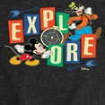 thumbnail image 3 of Disney - Mickey & Pluto - Explore Around You - Toddler & Youth Girls Short Sleeve Graphic T-Shirt, 3 of 5