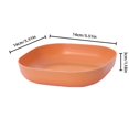 thumbnail image 3 of Egooesam Large Wheat Straw Dinner Plates Square Lightweight Wheat Straw Plates Deep Dinner Dishes Camping Dinnerware for Serving Pasta Fruit Dishwasher & Microwave Safe, 3 of 7