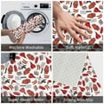 thumbnail image 3 of Rateoe Red Food Pattern Flannel Door Mat Indoor Outdoor Entrance, Waterproof All-Weather Doormat,Fade Resistant, Low Profile Entryway Mat 16x24in, 3 of 7