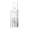 thumbnail image 2 of 617-1W-SN-G617-11CL Innovations Lighting Boreas - 1 Light Wall Sconce-13.75 Inch Tall and 4.5 Inch Wide-Satin Nickel Finish-Clear Glass Color, 2 of 2