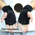 thumbnail image 4 of XL Guantes Deportivos de Entrenamiento para Hombres y Mujeres Guantes de Entrenamiento Fitness Culturismo Levantamiento de Pesas Gimnasio Mano MuñEca Guantes Negro A, 4 of 5