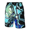 thumbnail image 5 of Invader Zim Men's Beach Shorts Swim Trunks Casual Quick Dry Board Shorts Swimwear with Mesh Lined and Pockets, 5 of 8