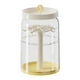 thumbnail image 1 of Vitrina transparente con forma de figura, organizador de joyas multiusos giratorio de 360 degree Amarillo cremoso, 1 of 9