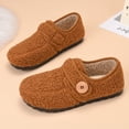 thumbnail image 2 of Mfakffe Fuzzy Slippers Women Men Comfy Diabetic House Slippers Soft & Cozy Barefoot House Shoes Adjustable, 2 of 5