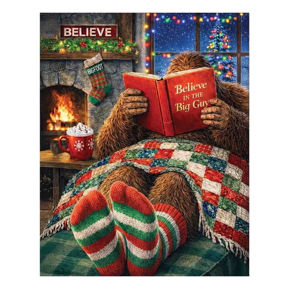 Springbok Believing in Bigfoot 500 Piece Jigsaw Puzzle for Adults - Poster Included