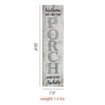 thumbnail image 7 of Porch Sign for Front Door, Welcome Sit on the Porch Wood Sign, 30x7.5 Inch Rustic Wall Decor, Farmhouse Wedding & Housewarming Gift, Ready to Hang, 7 of 7