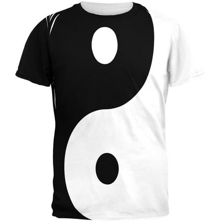 Yin Yang All Over Adult T-Shirt