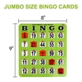 thumbnail image 3 of GSE Games & Sports Expert 100-Pack Green Jumbo Shutter Bingo Cards, Finger-Tip Slide Bingo Game Cards with Easy-Read Large Numbers & Sliding Windows, 3 of 9