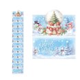 thumbnail image 4 of Steadline Folding Holiday Envelope,Christmas Themed Surprise Pouch With 10 Card Slots,Thick Paper Construction,Interactive Game Prop And Gift Container For Family Gatherings(Blue), 4 of 6