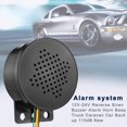 thumbnail image 2 of AVEKI Alarme de Secours de Voiture Beeper de Sauvegarde pour la Voiture, DC 12V-24V 110 Décibels Voiture Démarrent la Voix Personnalisée 4 Canaux Déclencheur Haut-Parleur Vocal Alarme Inverse de Voiture, Noir 0601M, 2 of 8