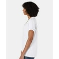 thumbnail image 2 of Comfortwash by Hanes B37000013 Women Garment-Dyed V-Neck T-Shirt, White - Small, 2 of 3