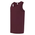 thumbnail image 3 of Gildan Heavy Cotton Men's Tank Top, Comfortable Sleeveless Undershirt, Classic Fit, Maroon, Size-XL, 3 of 5