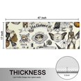 thumbnail image 5 of Kitchen Rugs Sets Of 2,Beige Halloween Skull Pumpkin Pattern Anti Fatigue Kitchen Mat Rugs Non Slip Washable,Decorative Kitchen Floor Mats for Kitchen,Sink,Laundry,17"X47", 5 of 5