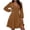 Yellow 09, variant on Karymi Sundress Brushed Ribbed Knit Mini Dress Deep V Neck Lantern Long Sleeve High Waist Flared Ruffle Hem Casual Fall Short Dress