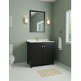 thumbnail image 2 of Design House 547000 Shorewood Unassembled 2-Door Vanity without Top, 30", Espresso, 2 of 17