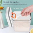 thumbnail image 2 of ZHAOCHENG Dispensadores de leche en polvo Tanque sellado de gran capacidad Recipiente para leche en polvo Caja hermética anti-UV Contenedor portátil para almacenamiento de leche de fórmula para bebés, 2 of 5